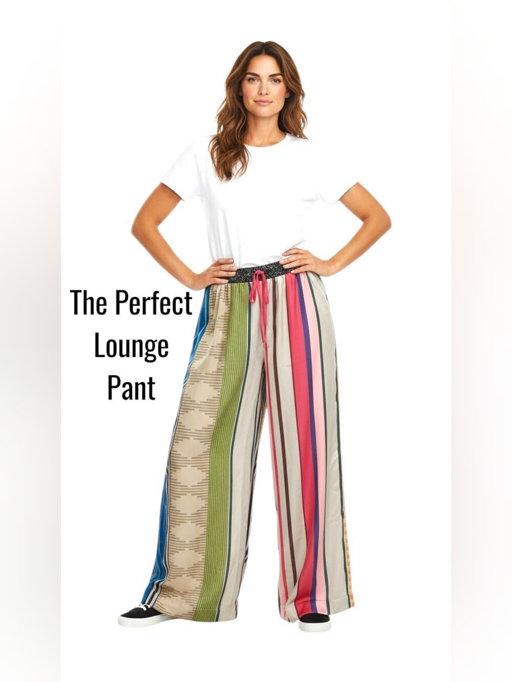 Wide-Leg Lounge Pants - XL NWOT